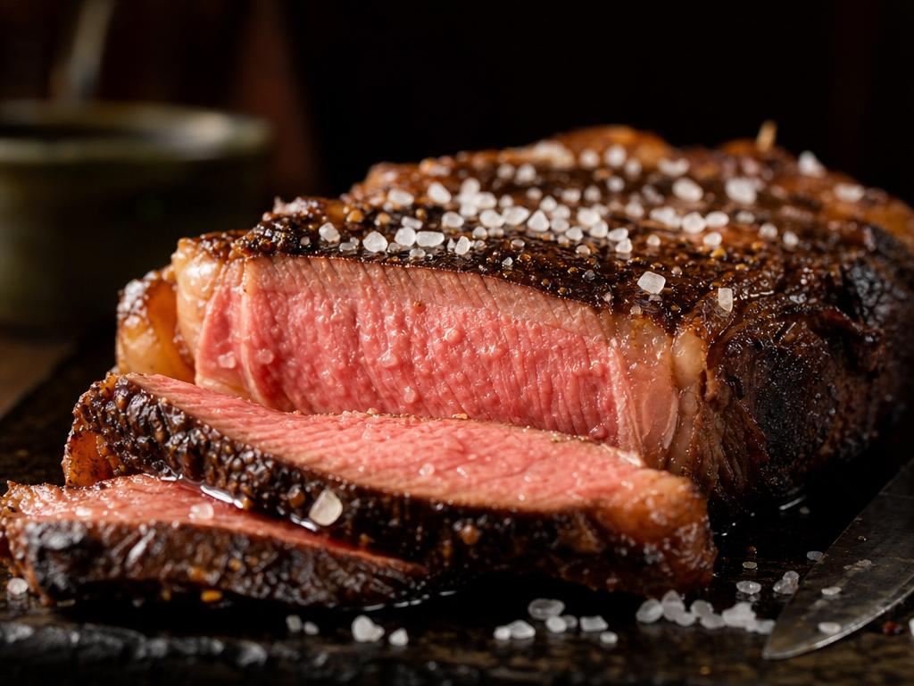 Bife Ancho com Crosta de Sal