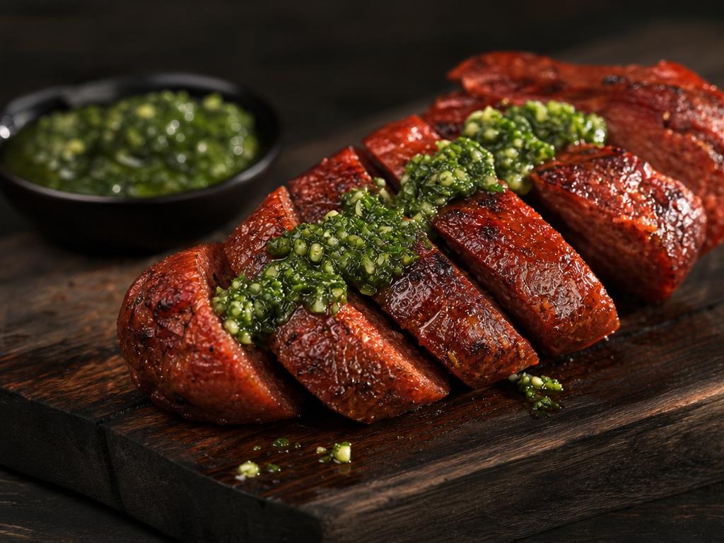 Chorizo com Chimichurri